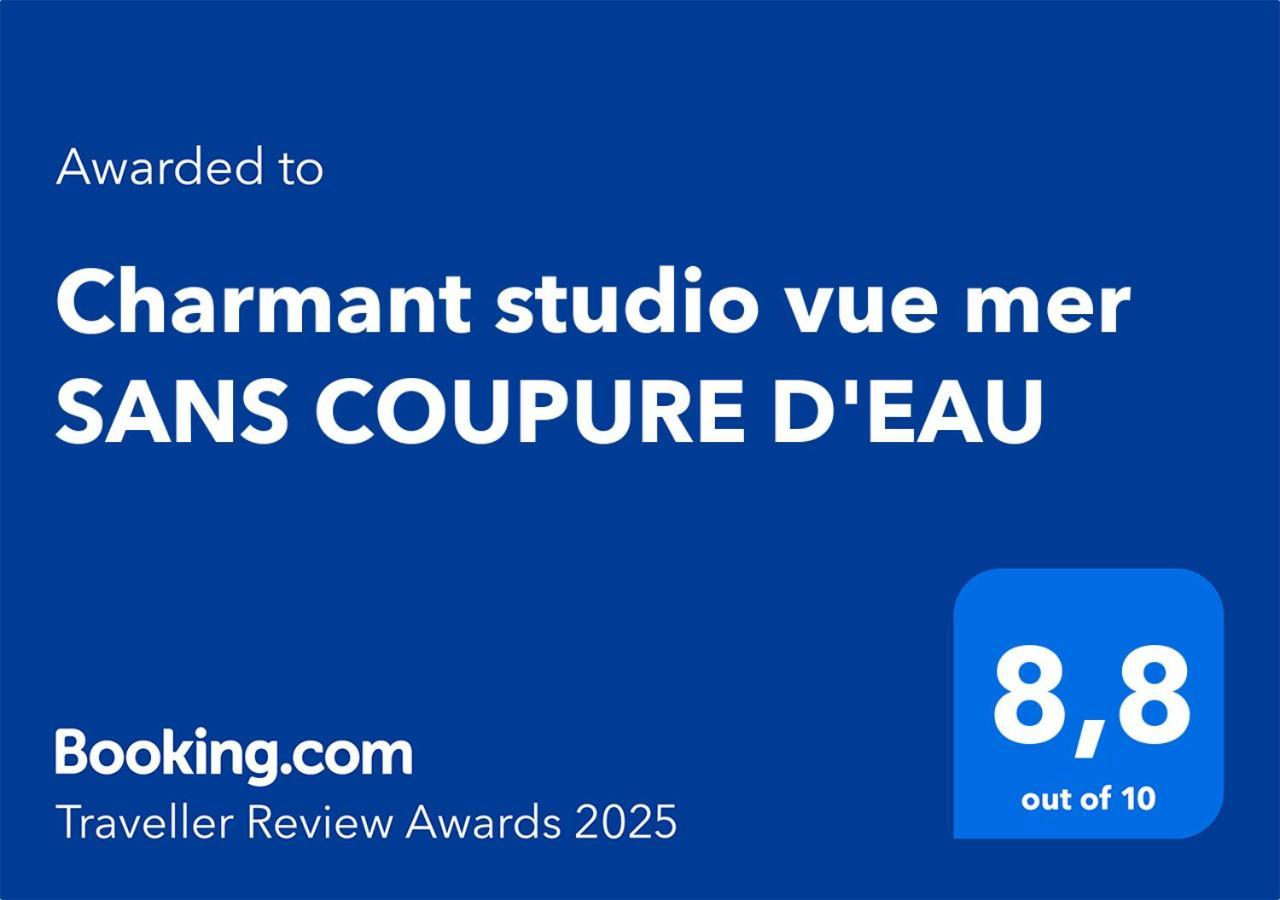 Charmant Studio Vue Mer Sans Coupure D'Eau Le Gosier  Exterior foto